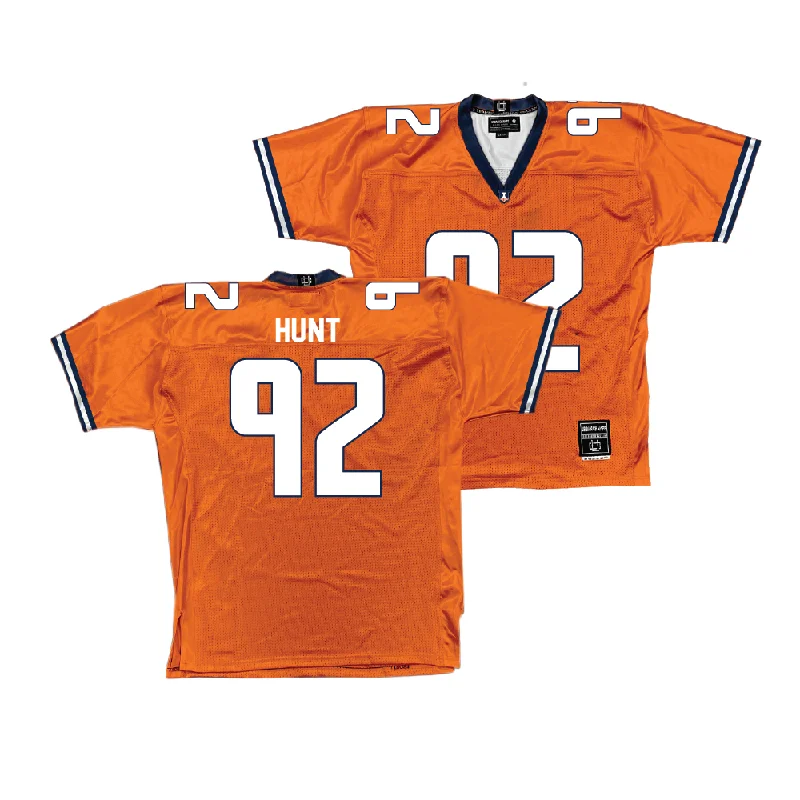 Football Jersey for Youth Football Leagues-Orange Football Fighting Illini Jersey     - Gentle Hunt