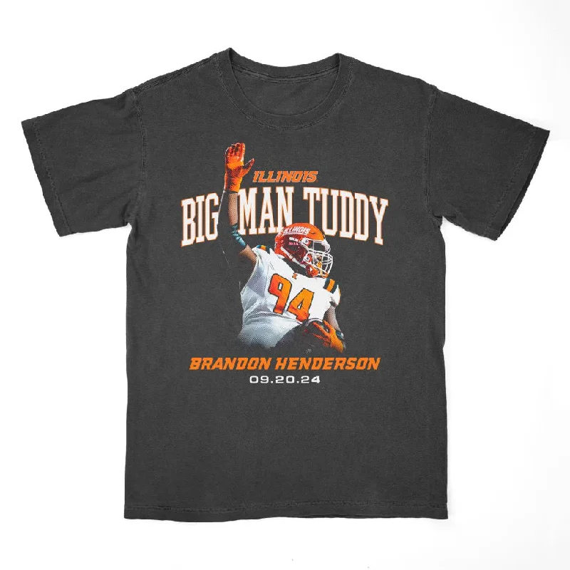 Football Jersey for Football Jerseys for Supporters-EXCLUSIVE RELEASE: Brandon Henderson - Big Man Tuddy Tee - Black