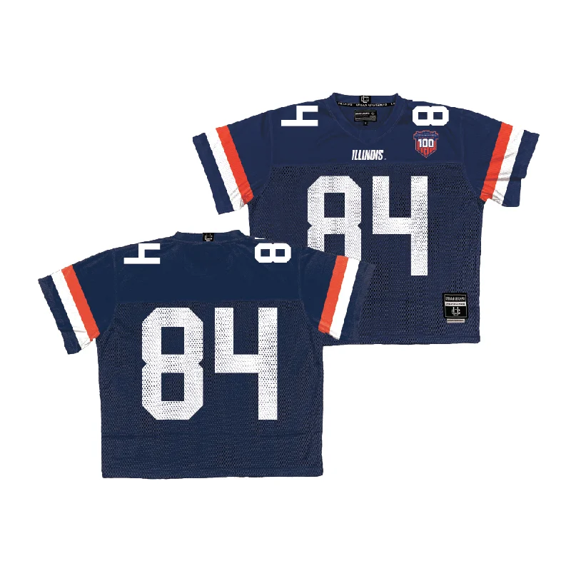 Football Jersey for Team Practice Gear-Illinois Throwback Football Jersey - Carson Goda | #84