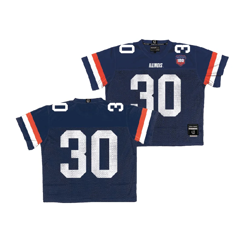 Football Jersey for Personalized Jerseys for Events-Illinois Throwback Football Jersey  - Antwon Hayden