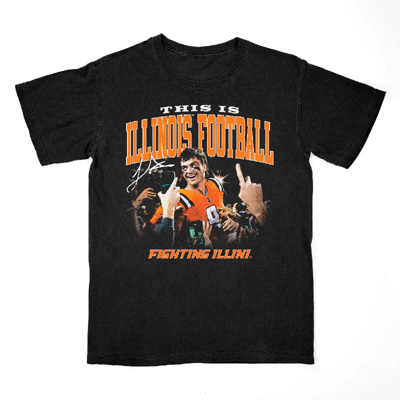 Football Jersey for Custom Fan Merchandise for Schools-EXCLUSIVE RELEASE: Luke Altmeyer - Celebration Tee - Black