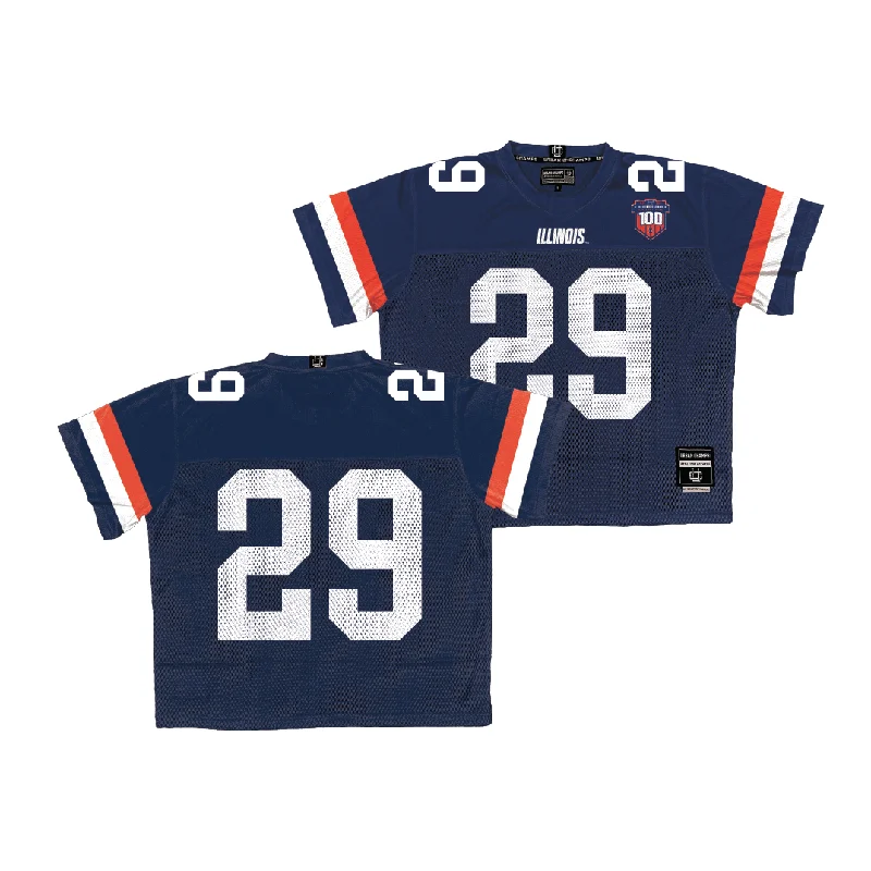 Football Jersey for Player Recognition-Illinois Throwback Football Jersey - TJ Griffin