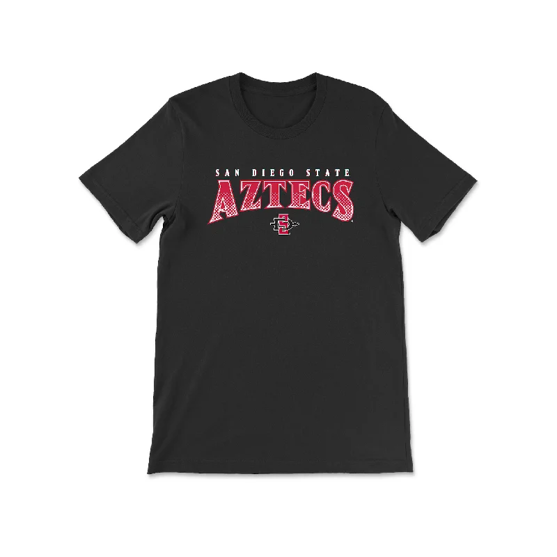 Football Jersey for Custom Football Shirts-Tie Dye Black Football Aztecs Tee - Zechariah Ramirez