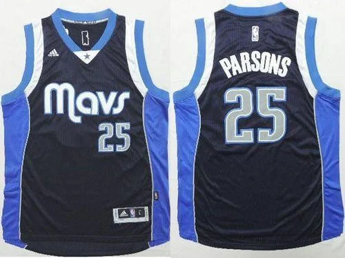 Basketball Jersey for Personalized Fan Apparel for Teams-Revolution 30 Mavericks #25 Chandler Parsons Navy Blue Stitched Basketball Jersey