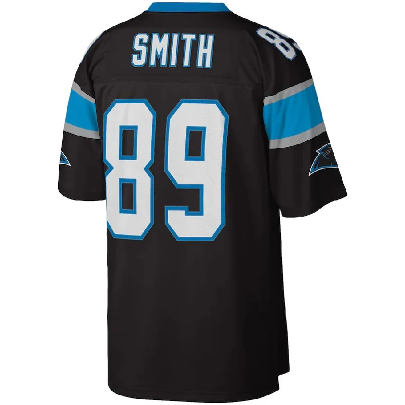 Rugby Jersey for High School Rugby Teams-C.Panthers #89 Steve Smith Mitchell & Ness Black 2003 Legacy Replica Jersey Stitched American Football Jerseys