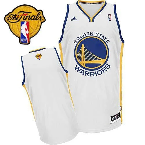 Basketball Jersey for Custom Apparel for Fans-Revolution 30 Warriors Blank White The Finals Patch Stitched Basketball Jersey