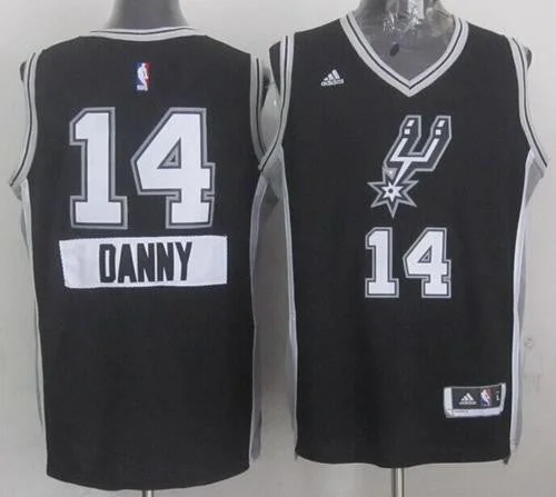 Basketball Jersey for Exclusive Basketball Gear for Fans-Spurs #14 Danny Green Black 2014-15 Christmas Day Stitched Basketball Jersey