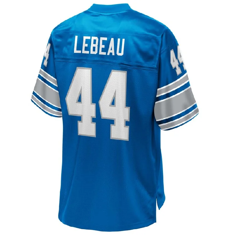 Rugby Jersey for Rugby Jerseys for Group Orders-D.Lions #44 Dick LeBeau Pro Line Royal Replica Retired Player Jersey Stitched American Football Jerseys