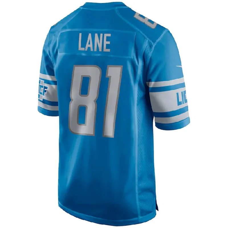 Rugby Jersey for Fun Rugby Tournaments-D.Lions #81 Night Train Lane Blue Game Retired Player Jersey Stitched American Football Jerseys