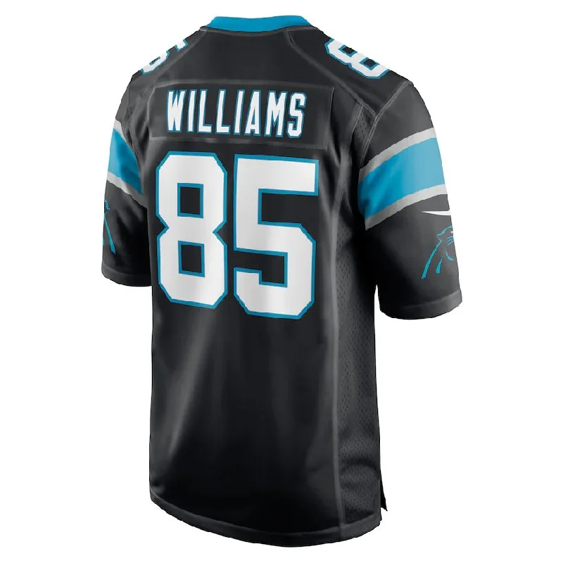 Rugby Jersey for College and Professional Fans-C.Panthers #85 Preston Williams Black Game Player Jersey Stitched American Football Jerseys