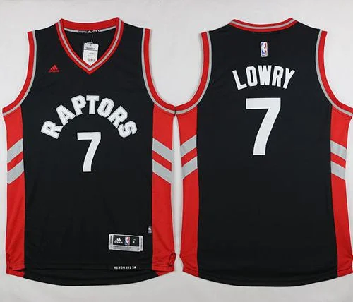 Basketball Jersey for Customized Basketball Fan Apparel-Revolution 30 Raptors #7 Kyle Lowry Black Stitched Basketball Jersey