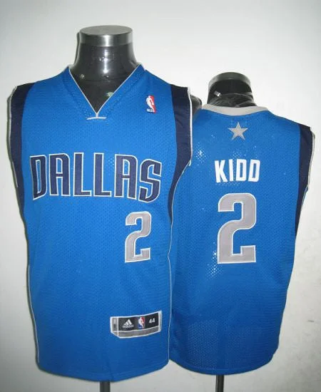 Basketball Jersey for Personalized Jerseys for Schools-Revolution 30 Mavericks #2 Jason Kidd Blue Stitched Basketball Jersey