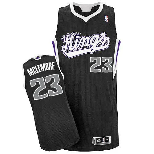 Basketball Jersey for Team Gear for School Basketball Teams-Kings #23 Ben McLemore Black Revolution 30 Stitched Basketball Jersey