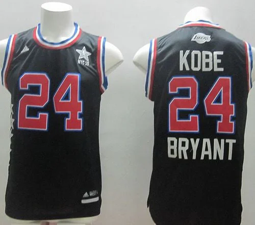 Basketball Jersey for Local Basketball League Gear-Lakers #24 Kobe Bryant Black 2015 All Star Stitched Basketball Jersey