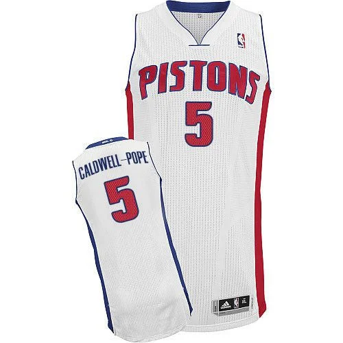 Basketball Jersey for Retro Basketball Jerseys-Pistons #5 Kentavious Caldwell-Pope White Stitched Basketball Jersey