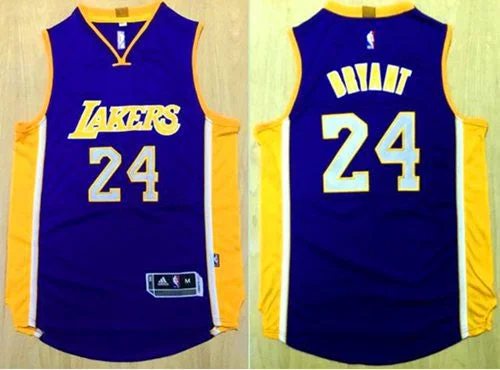 Basketball Jersey for Local Basketball League Jerseys-Revolution 30 Lakers #24 Kobe Bryant Purple Stitched Basketball Jersey