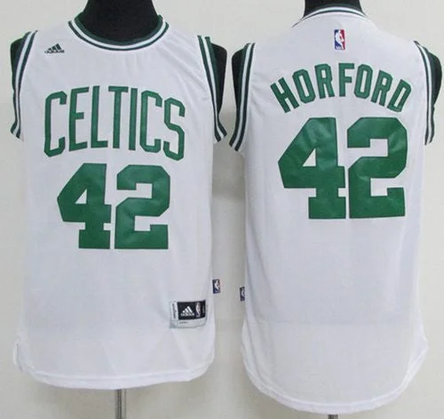 Basketball Jersey for Kids-Celtics #42 Al Horford White Stitched Basketball Jersey