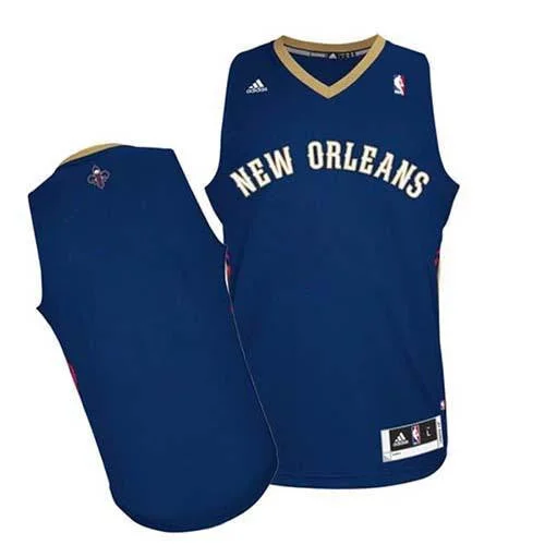 Basketball Jersey for Personalized Basketball Gifts for Fans-Revolution 30 Pelicans Blank Navy Stitched Basketball Jersey