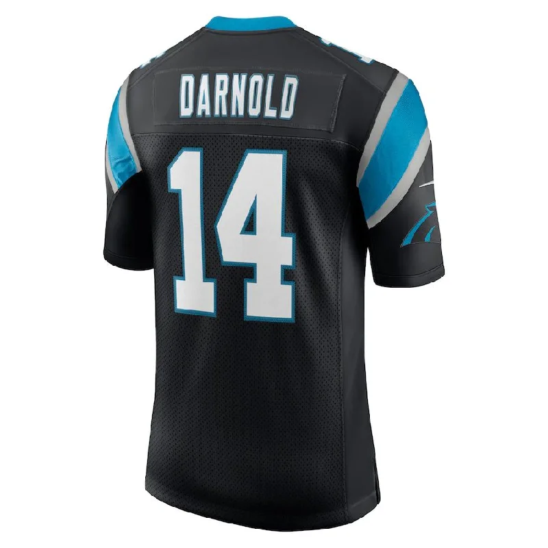 Rugby Jersey for Limited Edition Apparel-C.Panthers #14 Sam Darnold Black Vapor Limited Jersey Stitched American Football Jerseys