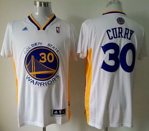 Basketball Jersey for Fun Basketball Fan Apparel-Revolution 30 Warriors #30 Stephen Curry White Alternate Stitched Basketball Jersey