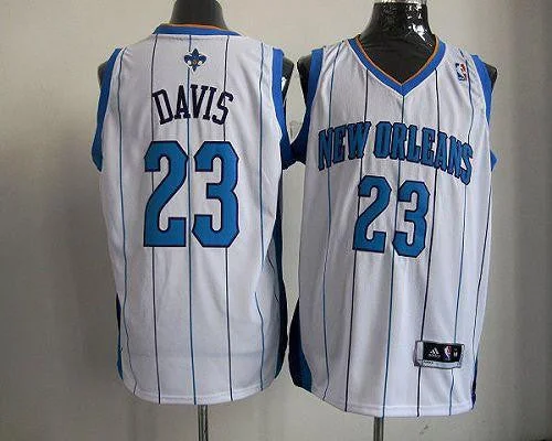 Basketball Jersey for Personalized Basketball Gifts for Supporters-Revolution 30 Hornets #23 Anthony Davis White Stitched Basketball Jersey