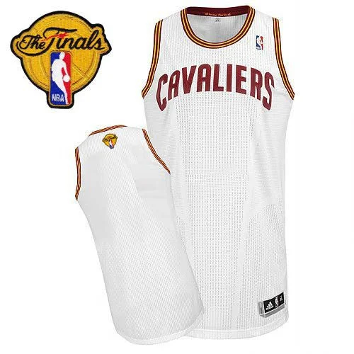 Basketball Jersey for Retro Style Jerseys-Revolution 30 Cavaliers Blank White The Finals Patch Stitched Basketball Jersey