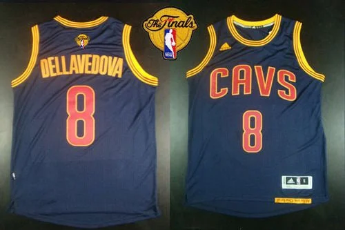 Basketball Jersey for Fun Basketball Group Apparel-Revolution 30 Cavaliers #8 Matthew Dellavedova Navy Blue CavFanatic The Finals Patch Stitched Basketball Jersey