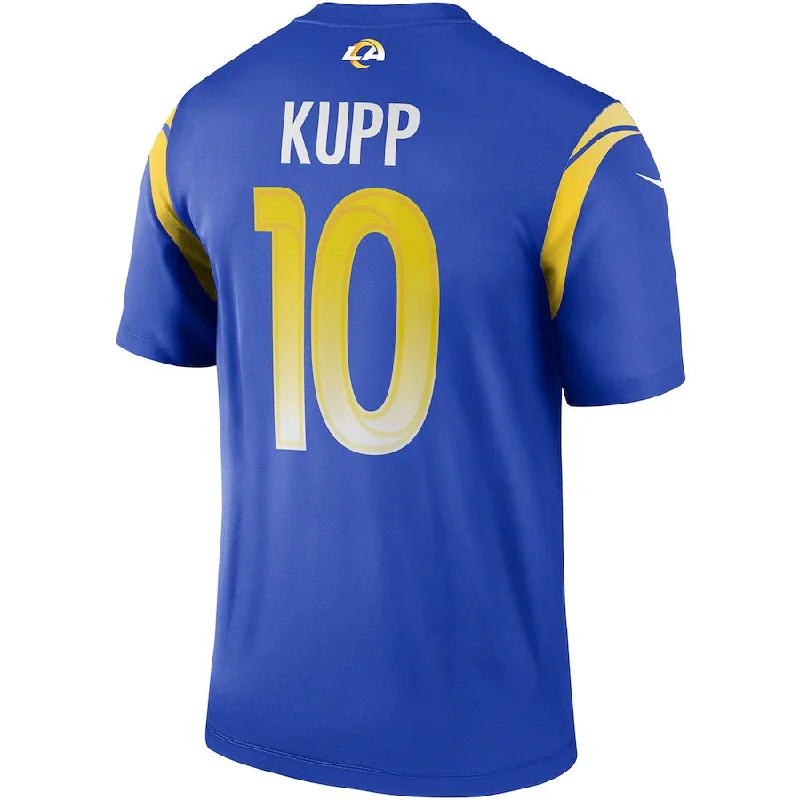 Rugby Jersey for Casual Wear-LA.Rams #10 Cooper Kupp Royal Legend Jersey Stitched American Football Jerseys