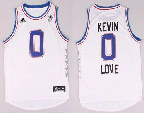 Basketball Jersey for Fun Local Events and Tournaments-Cavaliers #0 Kevin Love White 2015 All Star Stitched Basketball Jersey