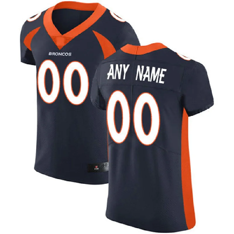 Rugby Jersey for Team Merchandise-Custom D.Broncos Blue Vapor Untouchable Custom Elite Jersey Stitched Jersey American Football Jerseys