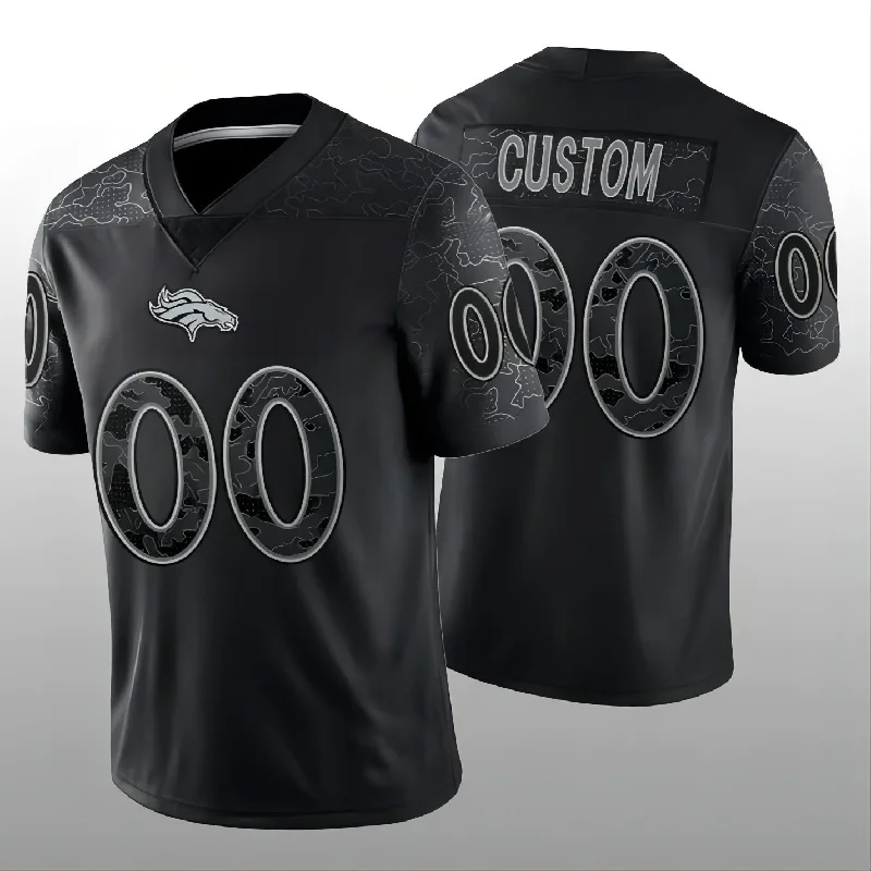 Rugby Jersey for Local Rugby Leagues-Custom D.Broncos Black RFLCTV Limited Jersey Stitched Jersey  American Football Jerseys