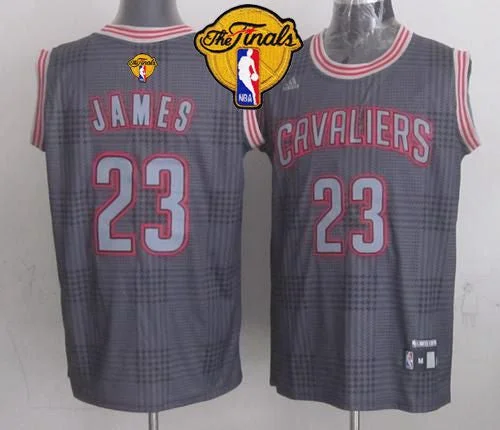 Basketball Jersey for Basketball Supporter Merchandise for Fans-Cavaliers #23 LeBron James Black Rhythm Fashion The Finals Patch Stitched Basketball Jersey