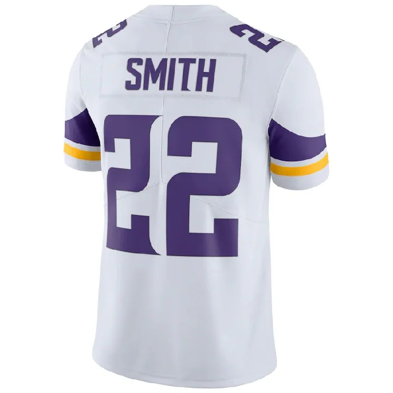 Rugby Jersey for College Rugby Fans-MN.Vikings #22 Harrison Smith White Vapor Untouchable Limited Player Jersey Stitched American Football Jerseys