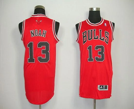 Basketball Jersey for Exclusive Team Jerseys for Fans-Revolution 30 Bulls #13 Joakim Noah Red Stitched Basketball Jersey