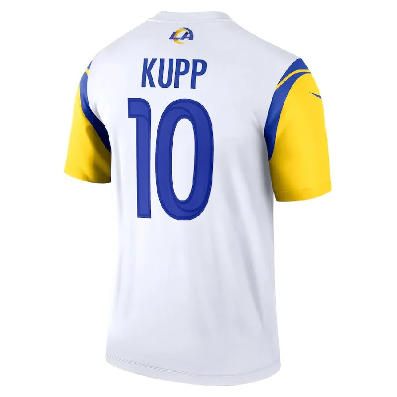 Rugby Jersey for Rugby League Apparel-LA.Rams #10 Cooper Kupp White Legend Jersey Stitched American Football Jerseys