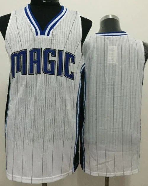 Basketball Jersey for Basketball-Themed Gifts for Kids-Magic Blank White Revolution 30 Stitched Basketball Jersey