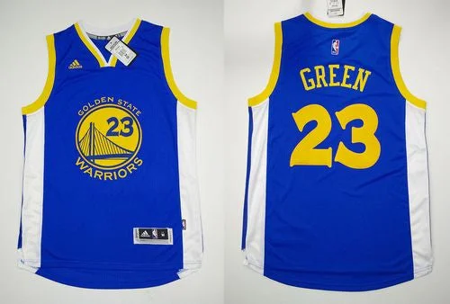 Basketball Jersey for Personalized Team Jerseys-Revolution 30 Warriors #23 Draymond Green Blue Stitched Basketball Jersey