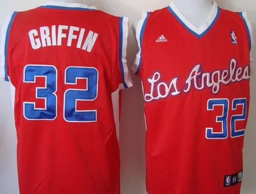 Basketball Jersey for Fun and Interactive Basketball Events-Clippers #32 Blake Griffin 2011 New Style Red Revolution 30 Stitched Basketball Jersey