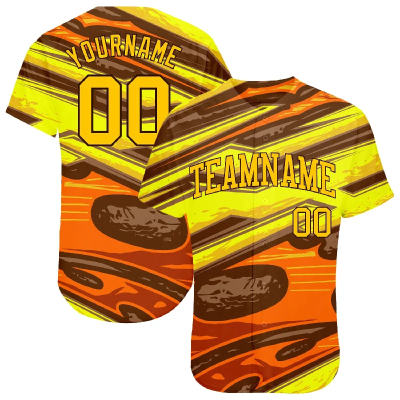 Baseball Jersey for Team Spirit Apparel for Fans-Custom 3D Pattern Design Abstract Pattern For Sport Team Authentic Baseball Jersey