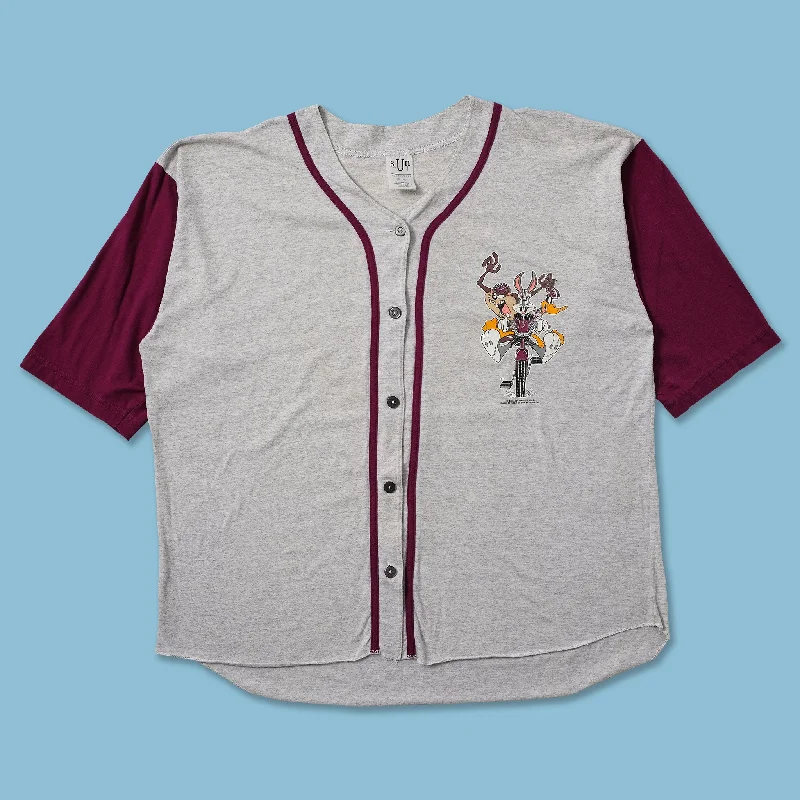 Baseball Jersey for Personalized Jerseys for Fan Clubs-1994 Looney Tunes Baseball Jersey XLarge