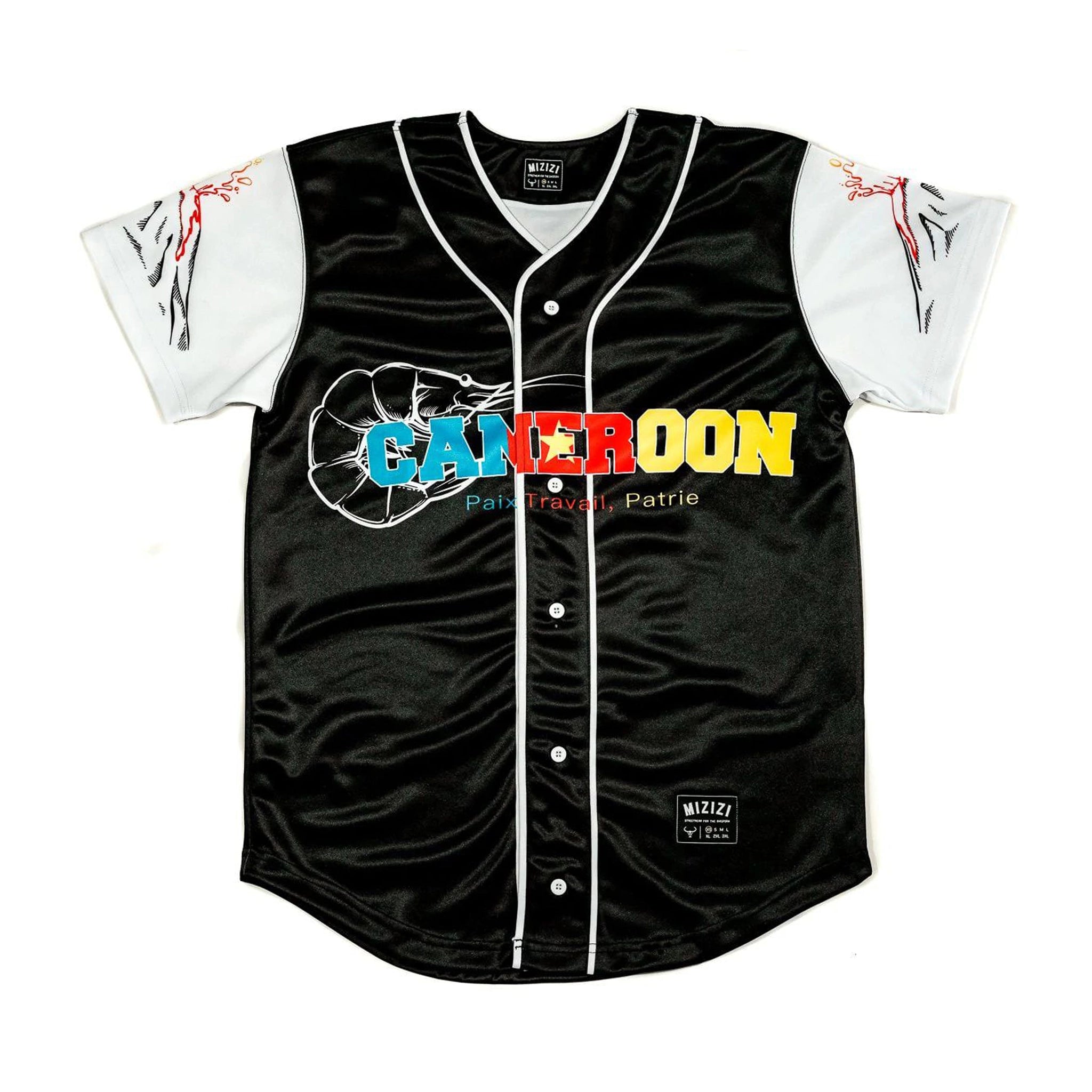 Baseball Jersey for Official Team Jerseys-Cameroon Baseball