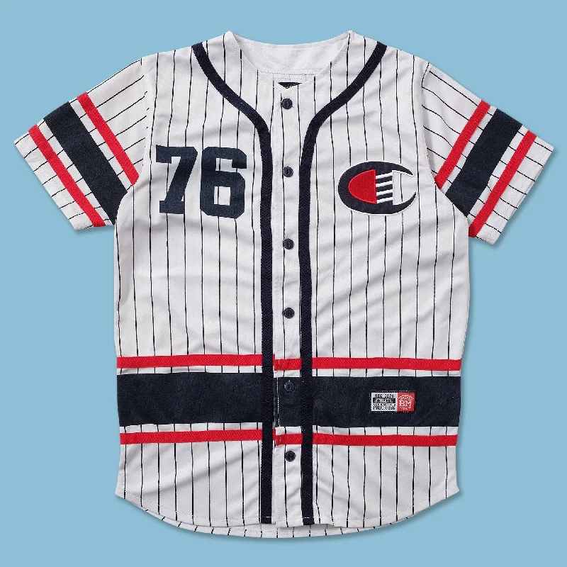 Baseball Jersey for Holiday Gift Ideas for Baseball Fans-Champion Baseball Jersey Small