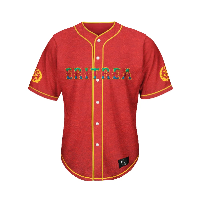 Baseball Jersey for Large Group Orders-Eritrea Baseball