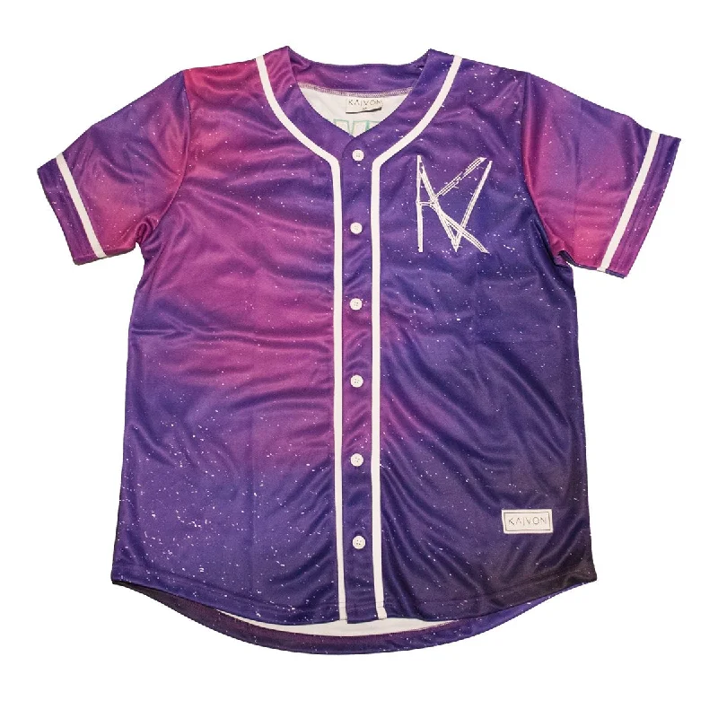 Baseball Jersey for Custom Baseball Shirts-Kaivon Purple Jersey