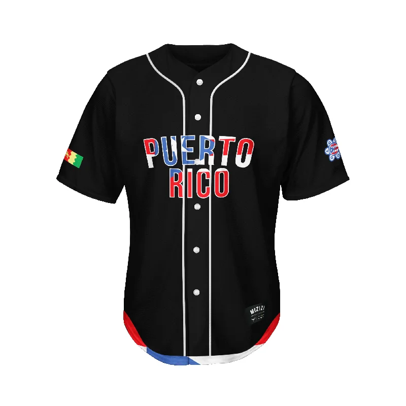 Baseball Jersey for Local Baseball League Gear-Puerto Rico Baseball