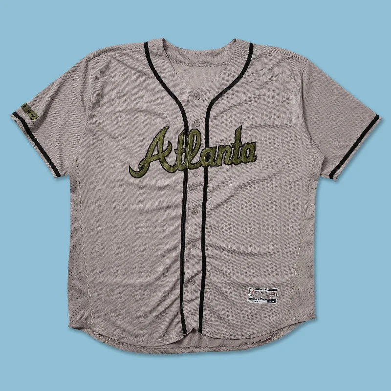 Baseball Jersey for Personalized Sports Apparel for Kids-Vintage Atlanta Braves Jersey XXL